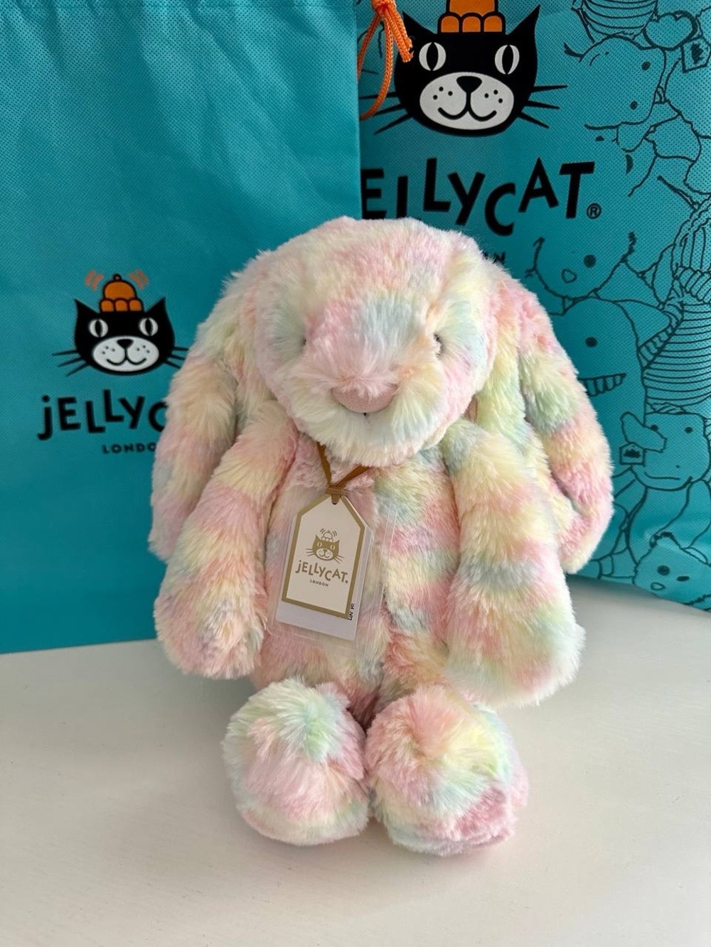 Jellycat Authentic Lazulia Bunny (3 dots on tag-Shanghai exclusive) BNWT